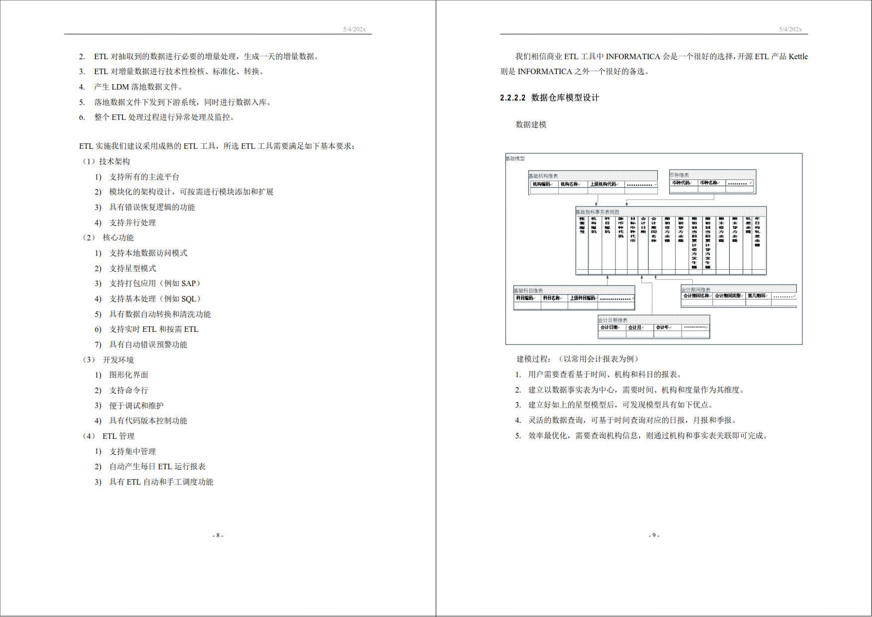 XX交易中心数据仓库项目技术标书（共30页） 精品标书文档 第9张